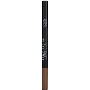 MUA Makeup Academy Brow Define Eyebrow Pencil with Blending Brush Mid Brown
