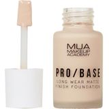 MUA Makeup Academy - PRO/BASE - Langaanhoudende Matte Make-up Tint - 30 ml