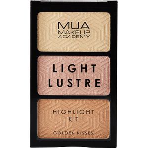 MUA Light Lustre Highlighter Palette - Golden Kisses