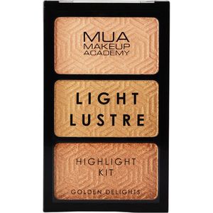 MUA Light Lustre Highlighter Palette - Golden Delights