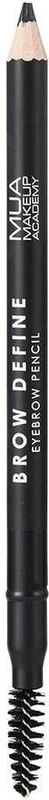 MUA Makeup Academy - Brow Define - Wenkbrauwpotlood - Black - 1,2 gr