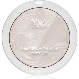 MUA Makeup Academy - Shimmer Compacte Poeder Highlighter - Tint Peach Diamond - 8 gr