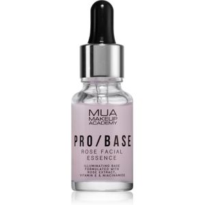 MUA Makeup Academy PRO/BASE Rose Verhelderende Make-up Primer met Rozenbottel Extract 15 ml