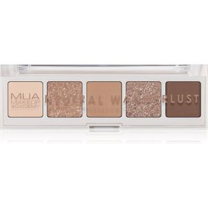MUA Makeup Academy - Professioneel 5 Shade Palette - Oogschaduw Palette - Tint Neutral - 3,8 g