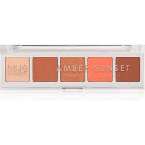 MUA Makeup Academy Professional 5 Shade Palette oogschaduw palette Tint Amber Sunset 3,8 g
