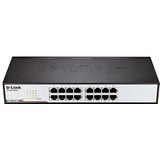 D-Link - DES-1016D - Switch - 16 Poorten - Onbeheerd - Metaal