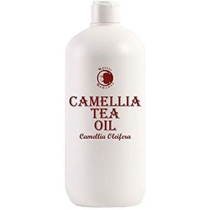 Mystic Moments | Camelia-olie Tea Carrier 1 liter – Pure en natuurlijke olie perfect voor haar, gezicht, nagels, aromatherapie, massage en veganistische olieverdunning zonder
