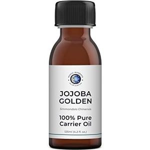 Mystic Moments | Jojoba Gouden Drager Olie - 125ml - 100% Puur