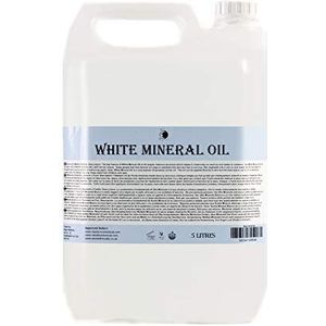Mystic Moments | Witte Minerale Dragerolie 5 liter - Pure & Natuurlijke Olie Perfect voor Haar, Gezicht, Nagels, Aromatherapie, Massage en Olieverdunning, Veganistisch GGO-vrij