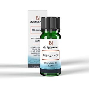 Naissance Rebalance Bio Rebalance Essentiële Olie 10 ml - Natuurlijke Aromatherapie Voor Diffuser - Kalmerende Stress Therapie Spierverzorging - Venkel Wierook Grapefruit Lavendel