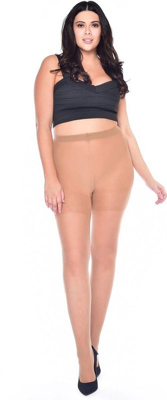 Huidkleur 48-50 - 30 den Panty grote maat Curvy Pamela Mann