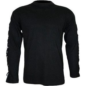 Spiral Longsleeve top -M- GOTHIC ROCK Zwart