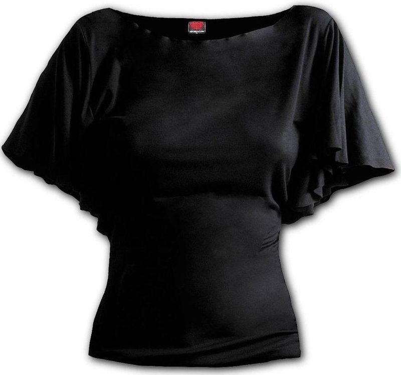 Spiral - GOTHIC ELEGANCE Top - XXL - Zwart