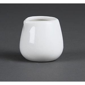 Olympia Whiteware slagroom en melkpotjes, porselein, 228 ml, wit, 12 stuks