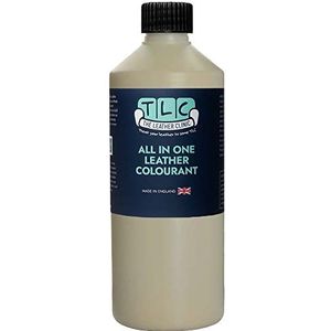 The Leather Clinic All in One Leather Colourant | Zelfsluitende reparatieverf voor leerverf | Recolour meubels, banken, autostoeltjes (beige, 250 ml)