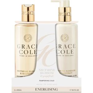 Grace Cole - Nectarine Blossom & Grapefruit - Hand Care Duo - 300 ml - 300 ml