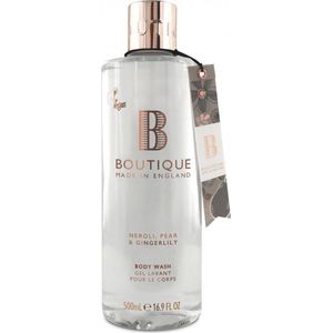 Boutique Neroli, Pear & Gingerlily Body Wash, Gently Cleanses Leaving Skin Feeling Soft 500ml