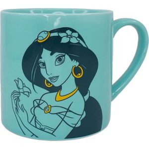 Disney Aladdin Mok - Jasmijn Boxed Mok - 325ml - Vaatwasser en Magnetron Safe - Koffiemok - Kantoor Mok