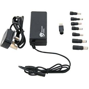 Powercool PC-ACU90H-S V4 90W 19V 4.74A universele laptop AC adapter met 8 TIPS - zwart