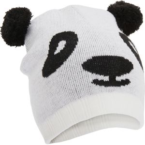 Floso Kinderen/Kinderen Unisex Animal Design Winter Beanie Hat (Tijger, Panda, Beer, Hond)  (Panda)