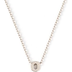 Orelia letter ketting O zilverkleurig
