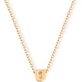 Orelia - Letter Ketting - Goudkleurig - Messing - 46 cm