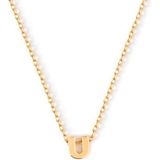 Orelia - Letter Ketting - Goudkleurig - Messing - 46 cm