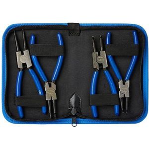 US PRO B2059 4st 6"" Circlip, Snap Ring Tang, Interne Externe 150mm, Blauw