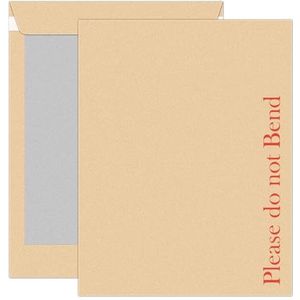 Postmaster Gelieve niet te buigen enveloppen A5, Hardcover, Peel Seal x 10 Pack