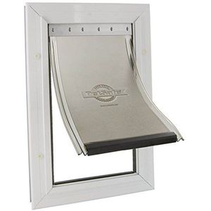 PetSafe - Aluminium Huisdierdeur - Duurzaam Frame, Weerbestendige Seal, Eenvoudige Doe-Het-Zelf Installatie - Extra Groot