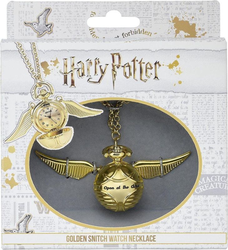 The Carat Shop Harry Potter Gouden Snaai - Golden Snitch - Horloge Ketting