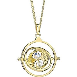 The Carat Shop Hogwarts tijdverdrijver, verguld, halsketting met Swarovski-kristallen, goud, goud, Goud