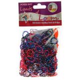 Loombands Polka Dots Set, 600st.