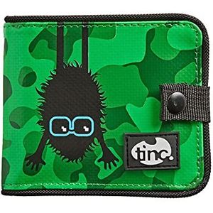 Tinc Outdoor Sport Portemonnee Driebladige Portemonnee voor Kinderen met Kaarten & Munt Zip Pocket Groen Carry-On 50 cm