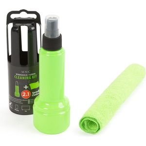 Scherm Reinigingsdoekje - met Spray - Reinigingsset voor Telefoon/Scherm/Ramen - 150ML