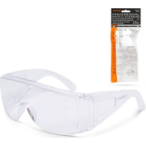 Handy - Professionele Overzet Veiligheidsbril - Overzetbril - Vuurwerkbril - met UV bescherming