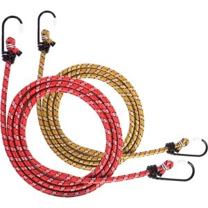 MNC - Elastische Snelbinders met Haak - 2 Stuks - 150CM
