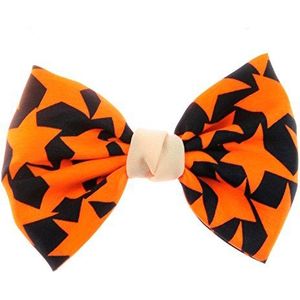 Johnny houdt van Rosie Star Bow Clip, zwart en oranje