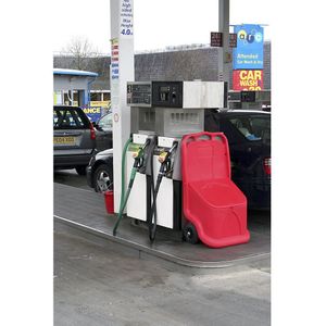 eurokraft basic Strooiwagen, ideaal voor stortgoed, inhoud 75 l, rood, vanaf 3 stuks