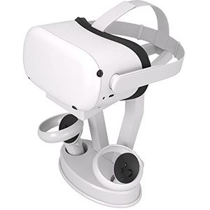 Digicharge VR-Headsetstandaard voor Oculus Meta Quest 3S / Quest 3 / PS VR Display Mount Station met voet voor controllers