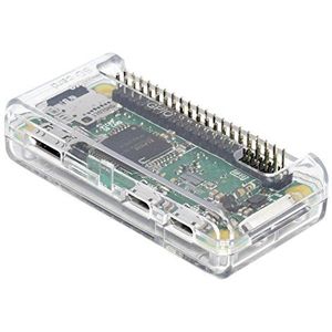 SB Raspberry Pi Zero - Clear/Transparant ** Toegang tot alle aansluitingen ** in 30 seconden gemonteerd en gesloten open (Clear)