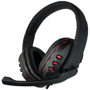 AvP G2 3,5 mm headset in zwart en rood