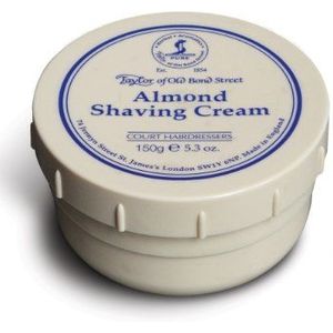 Taylor - Scheercrème - Amandel - 150 g - Vervaardigd in het VK