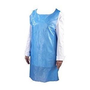 Genware NEV-EBA wegwerpschort, blauw, 100 stuks