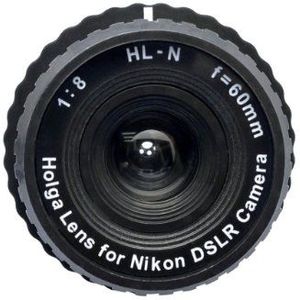 Holga HL-N Lens voor Nikon DSLR Camera Zwart