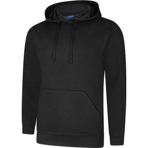 Uneek UC509 Deluxe Hooded Sweatshirt-Staal Grijs-M