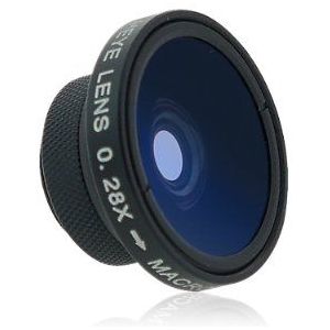 Snappgrip Fishey/Macro-lens voor mobiele telefoons