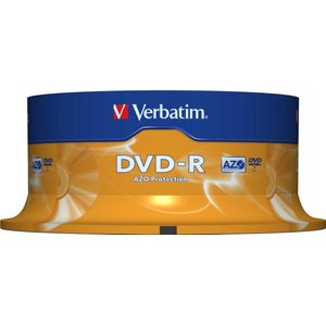 Verbatim 43522 AZO DVD-R Schijven - 25 Stuks / Spindel