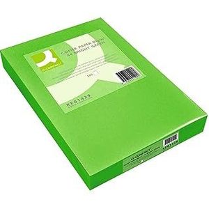 Q-CONNECT kopieerpapier kleurrijk A4 80 GSM 1 Ries bright green