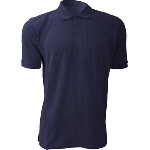 Russell Heren 100% Katoenen Korte Mouw Poloshirt (Franse marine)